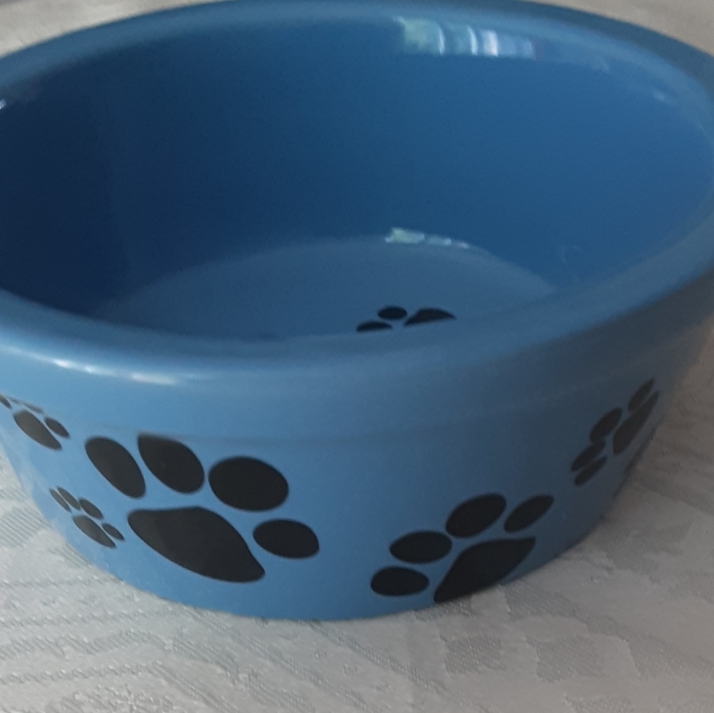 Aly's Line by Melia Small Ceramic Dog Bowl